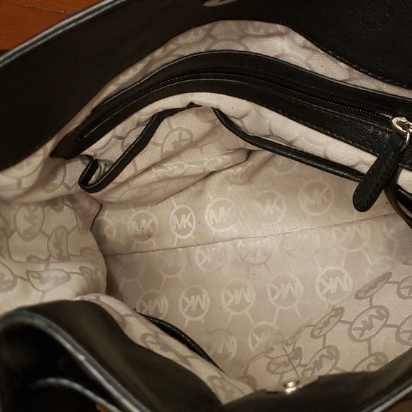 Michael Kors Hamilton Tote Bag Black Leather - Picture 5 of 7